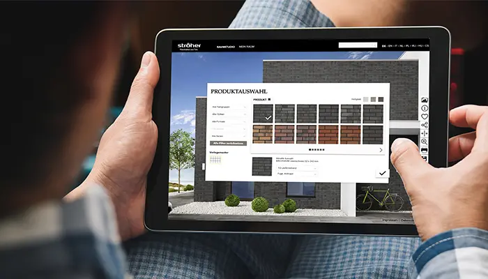 Stroeher Digitale Raumgestaltung Menue