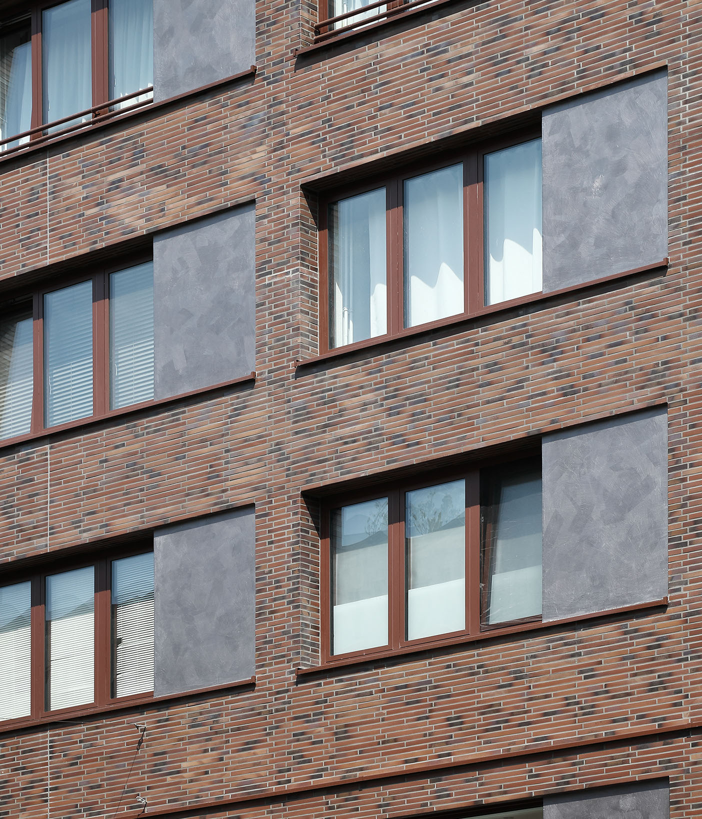 Stroeher Klinkerriemchen Riegel 50 Braunblau Langformat Referenzen Toengesgasse Frankfurt 04